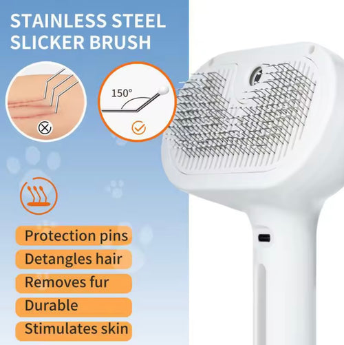 Dog & Cat Steam Grooming Brush